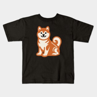 Shiba Inu Dog Kids T-Shirt